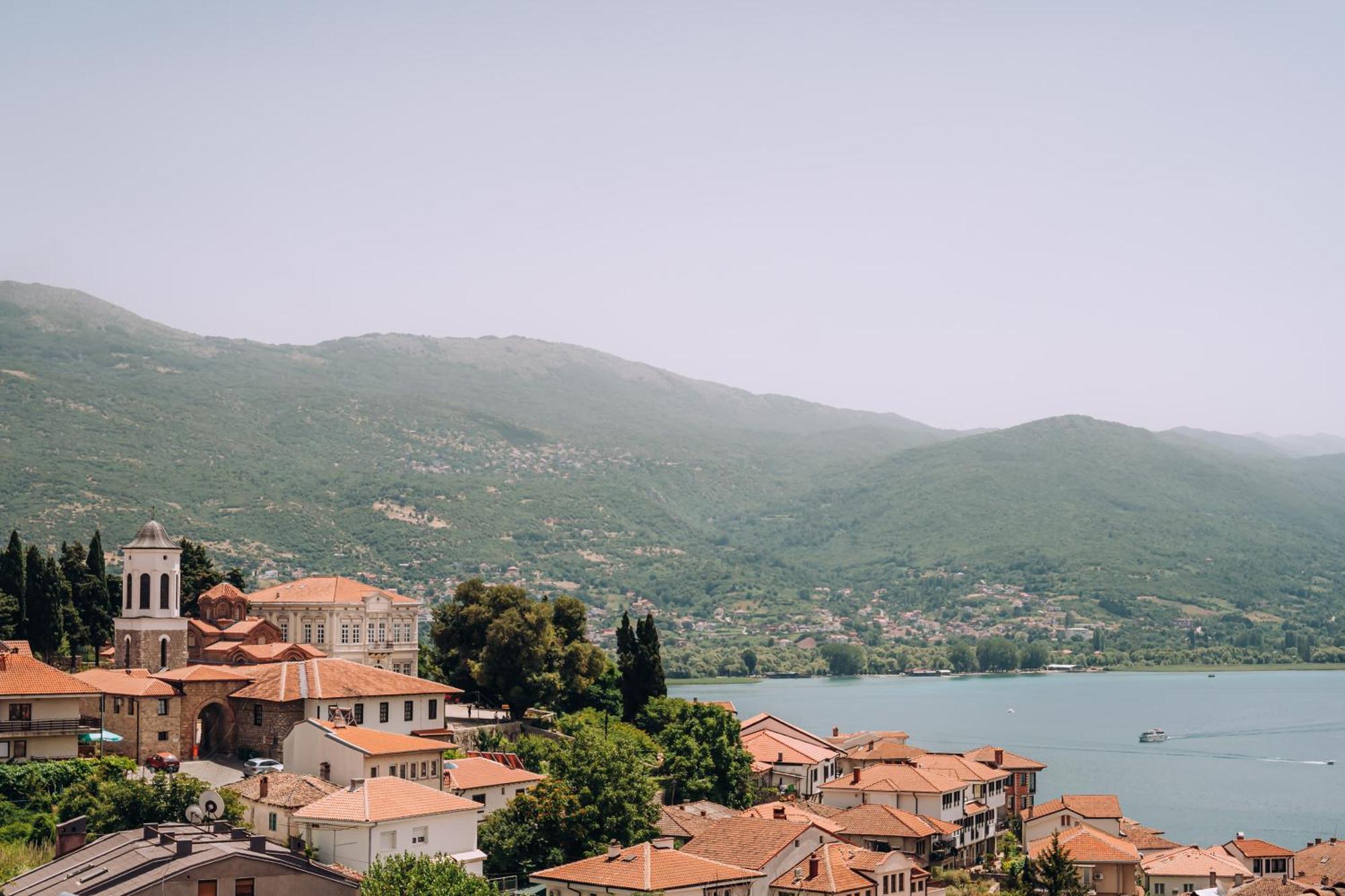 Villa Pupin Gorna Porta Ohrid Bagian luar foto